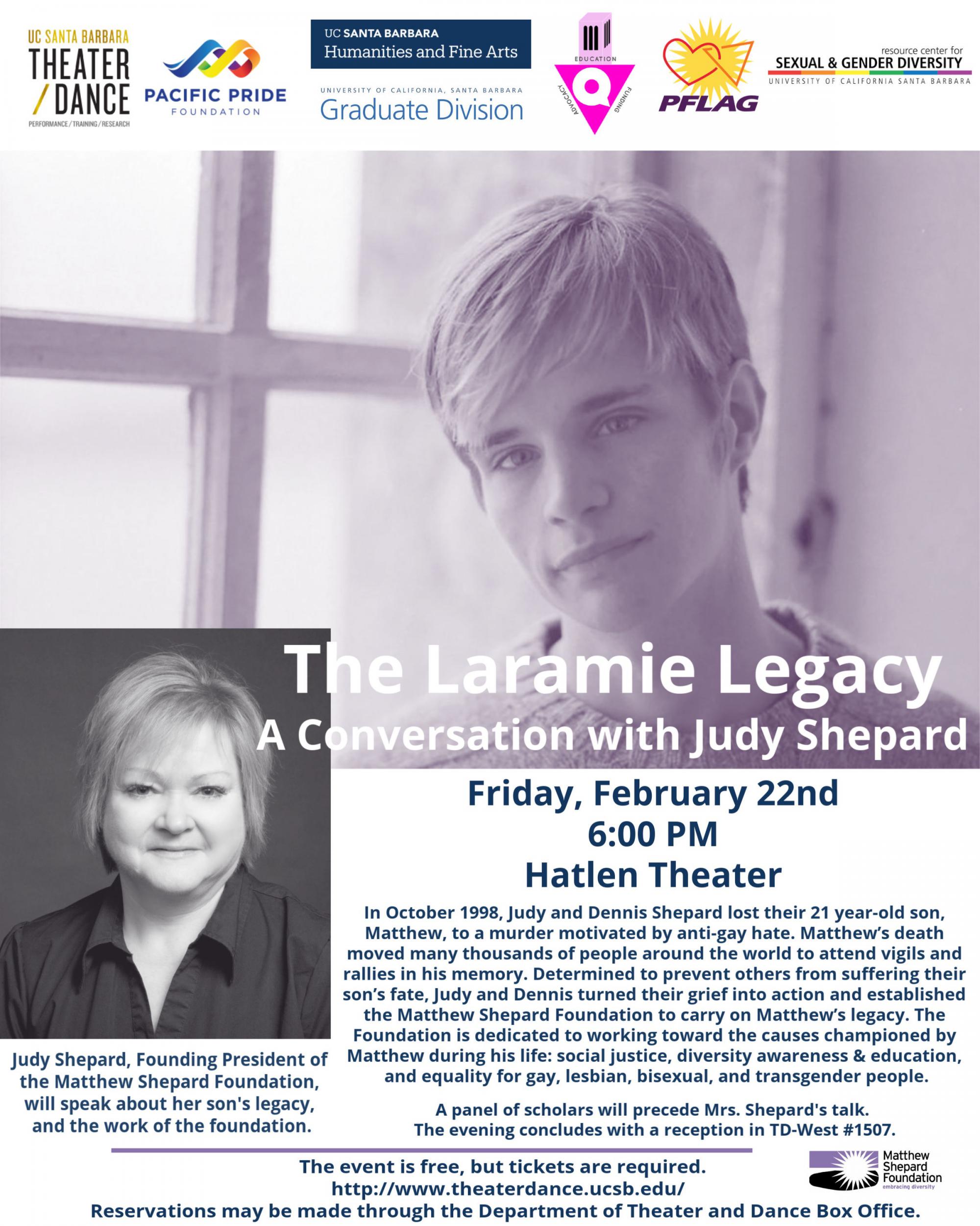 The Laramie Legacy: A Conversation With Judy Shepard article image