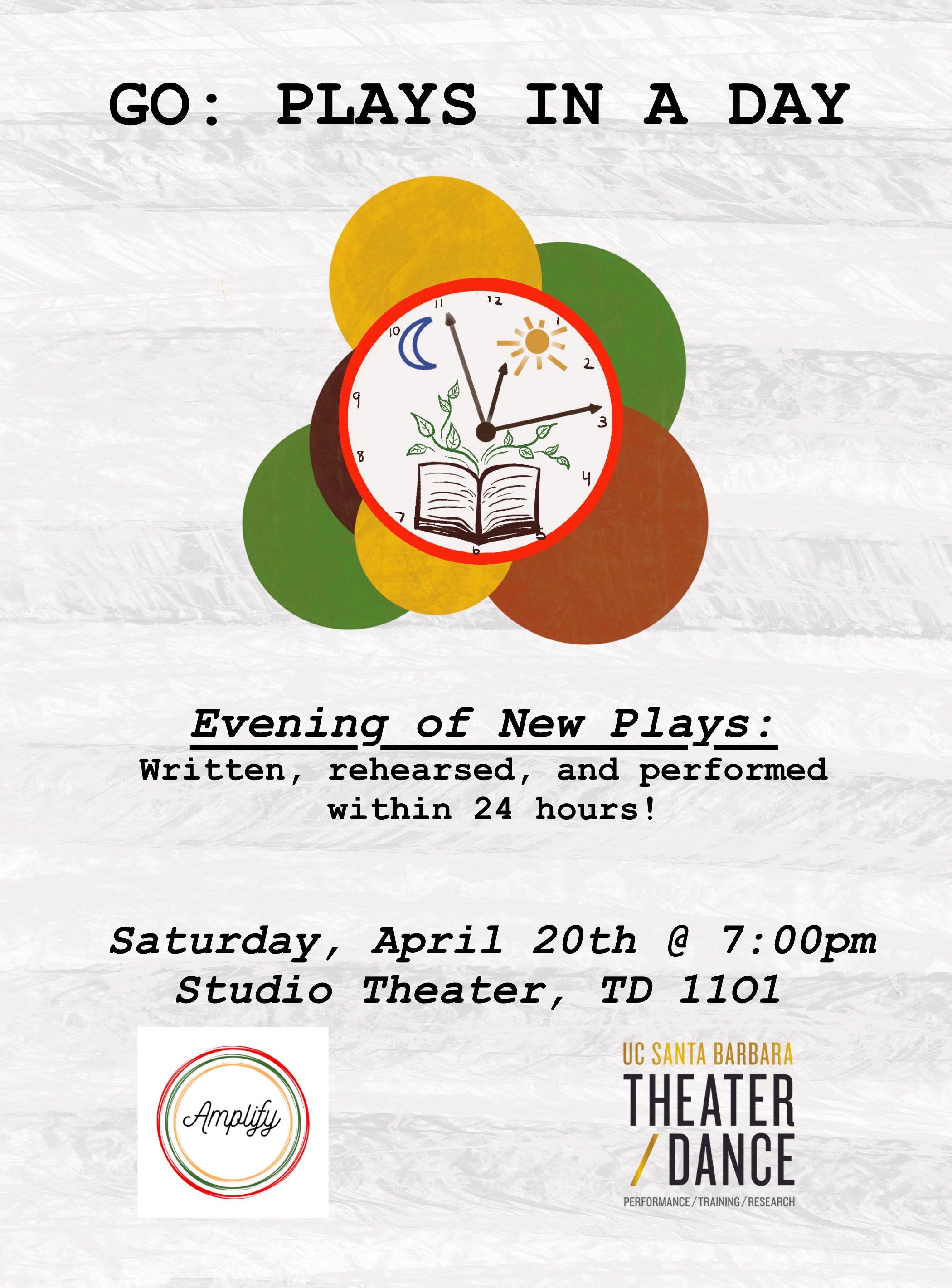 Spring 2024 | GO: Plays in a Day